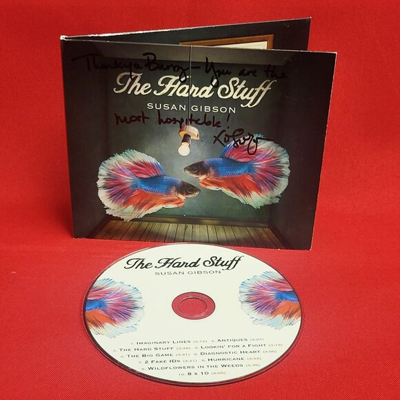 The Hard Stuff Susan Gibson CD Signed 2019 - Picture 7 of 8